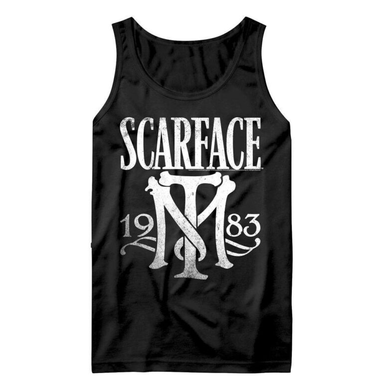 Scarface Tony Montana Bones Symbol Men’s Tank Top