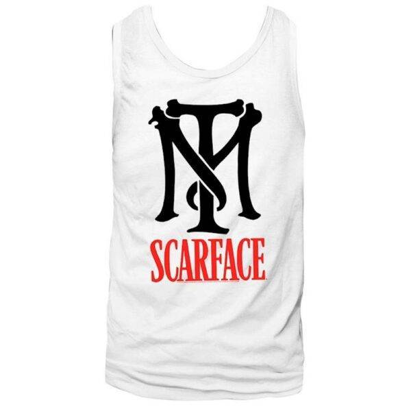 Scarface Tony Montana Bones Logo Tank Top