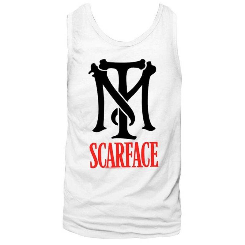 Scarface Tony Montana Bones Logo Tank Top