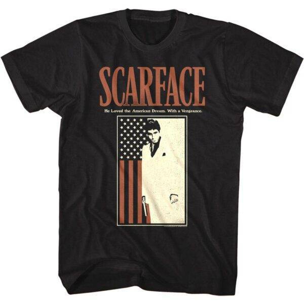 Scarface Star-Spangled American Dream Men’s T Shirt