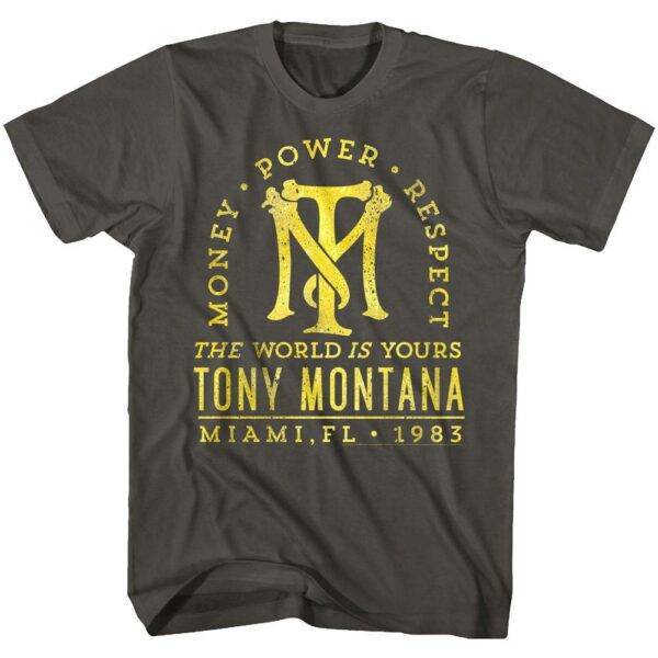 Scarface Tony Montana Miami 1983 Men’s T Shirt