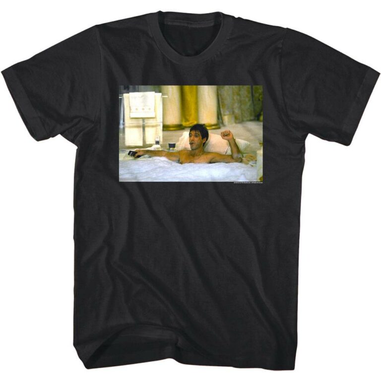Scarface Tony Montana Bubble Bath Men’s T Shirt