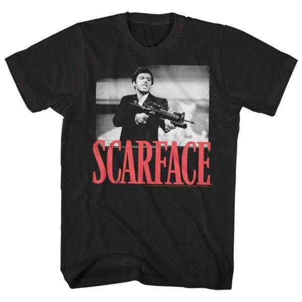 Scarface Big Gun Little Friend Men’s T Shirt