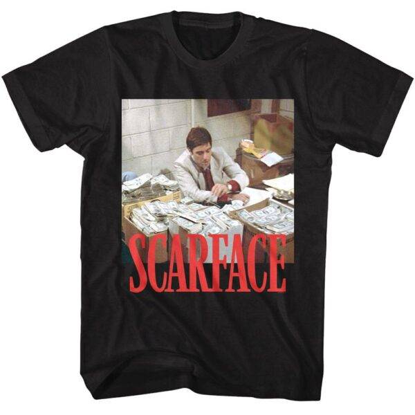 Scarface Stacks of Cash Men’s T Shirt