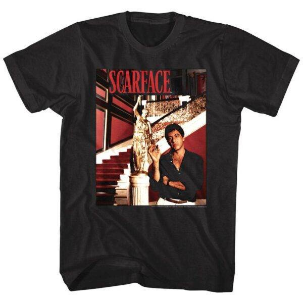 Scarface Gold Statue Men’s T Shirt