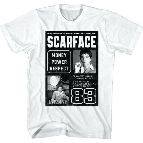 Scarface Miami 83 Collage Men’s T Shirt