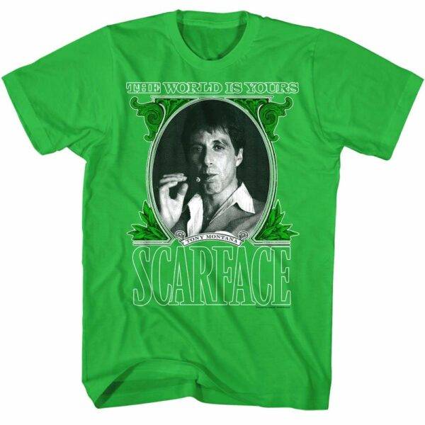Scarface Tony Montana Green Dollar Men’s T Shirt
