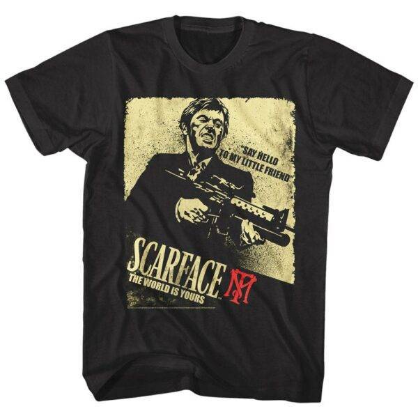 Scarface Big Gun Action Men’s T Shirt