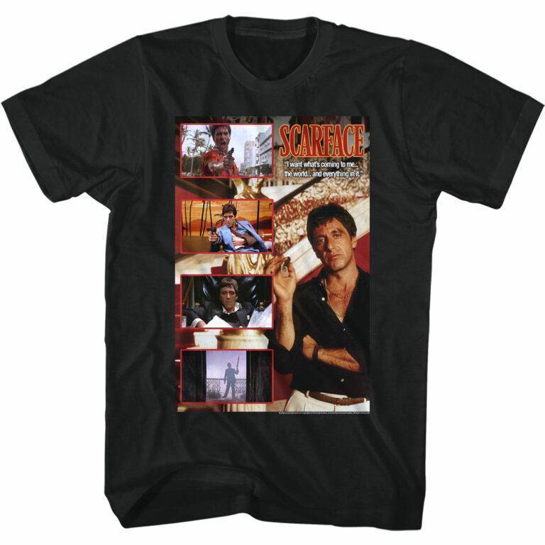 Scarface Movie Screenshots Men’s T Shirt