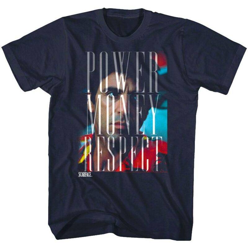 Scarface Power Money Respect Men’s T Shirt