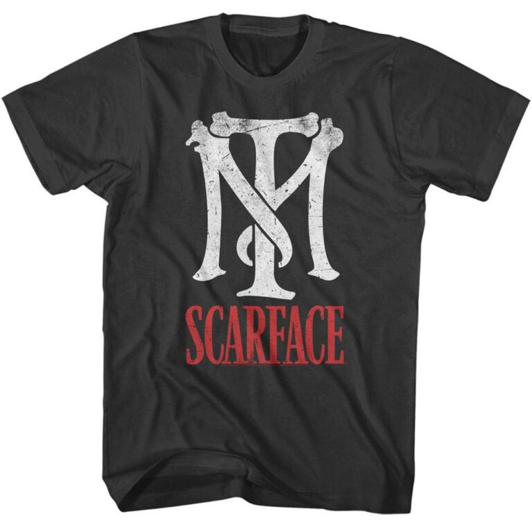 Scarface Tony Montana Bones Symbol Men’s T Shirt