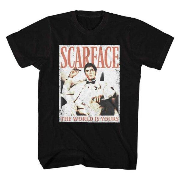 Scarface World is Yours Men’s Black T Shirt