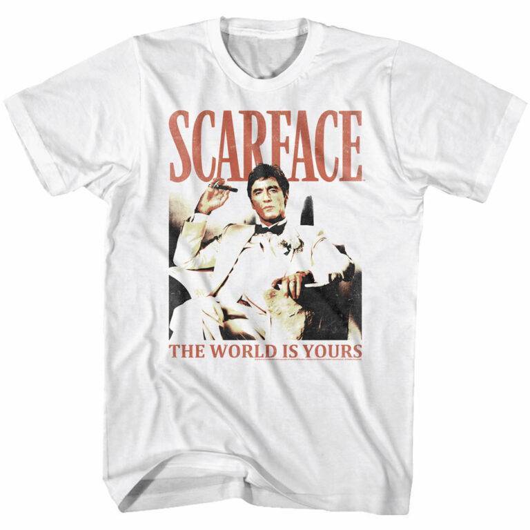 Scarface World is Yours Men’s White T Shirt