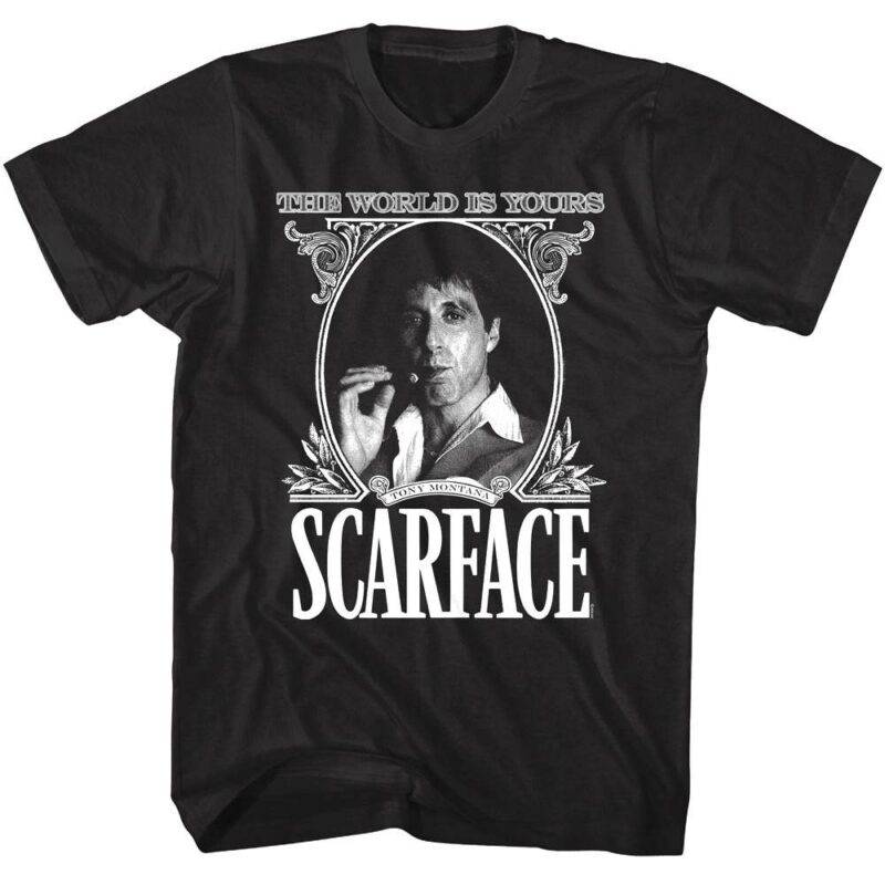 Scarface Tony Montana Black Money Men’s T Shirt