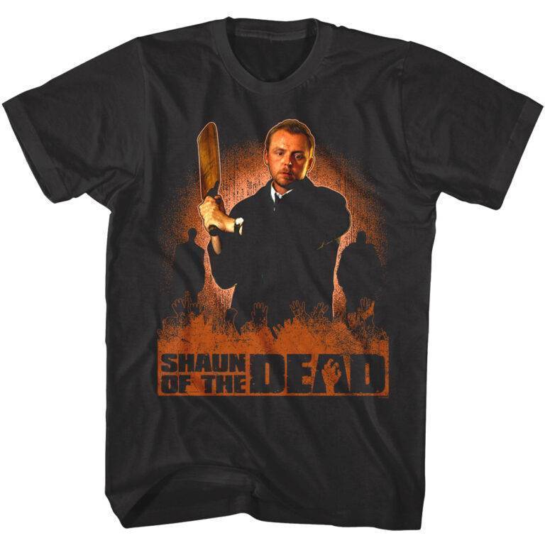 Shaun of the Dead Wielding Cricket Bat Men’s T Shirt