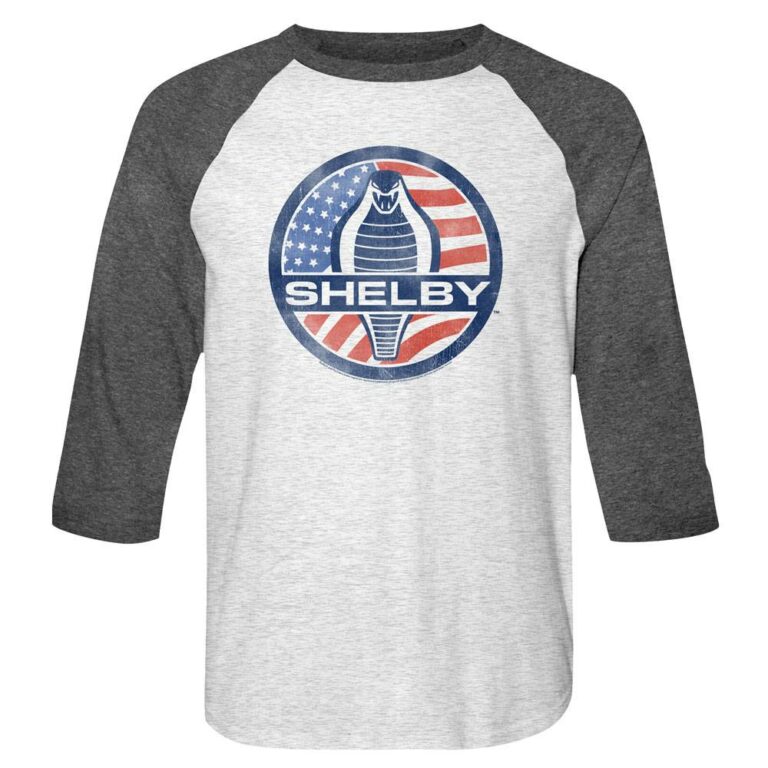 Shelby Cobra Star Spangled Men’s Raglan Shirt