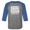 Carroll Shelby Racing Logo Men’s Raglan Shirt