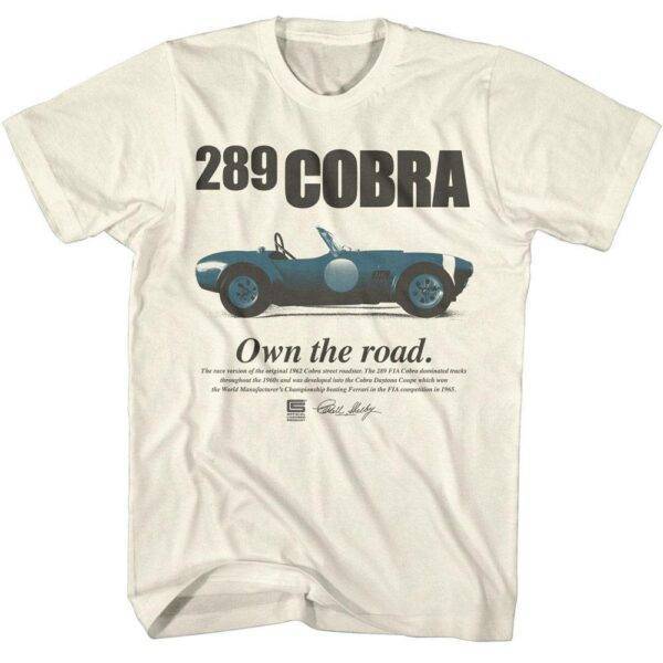 Shelby 289 Cobra Own The Road Men’s T Shirt