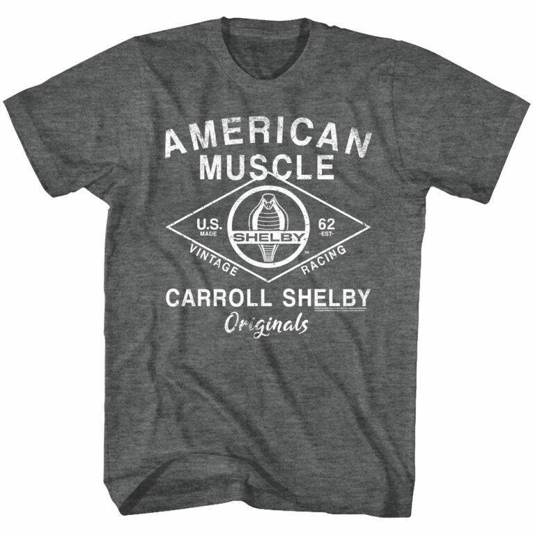 Carroll Shelby Original American Muscle Men’s T Shirt