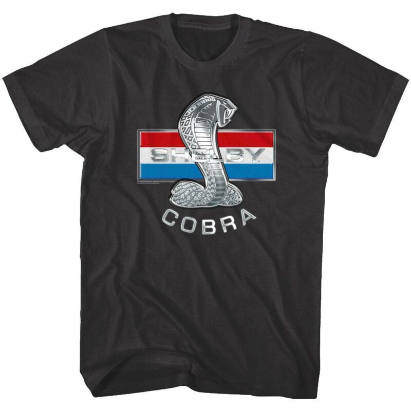 Shelby Cobra Chrome Snake Men’s T Shirt