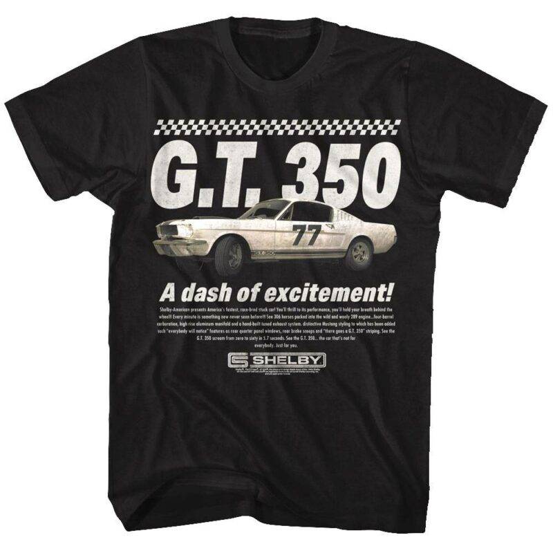 Shelby GT 350 A Dash of Excitement Men’s T Shirt