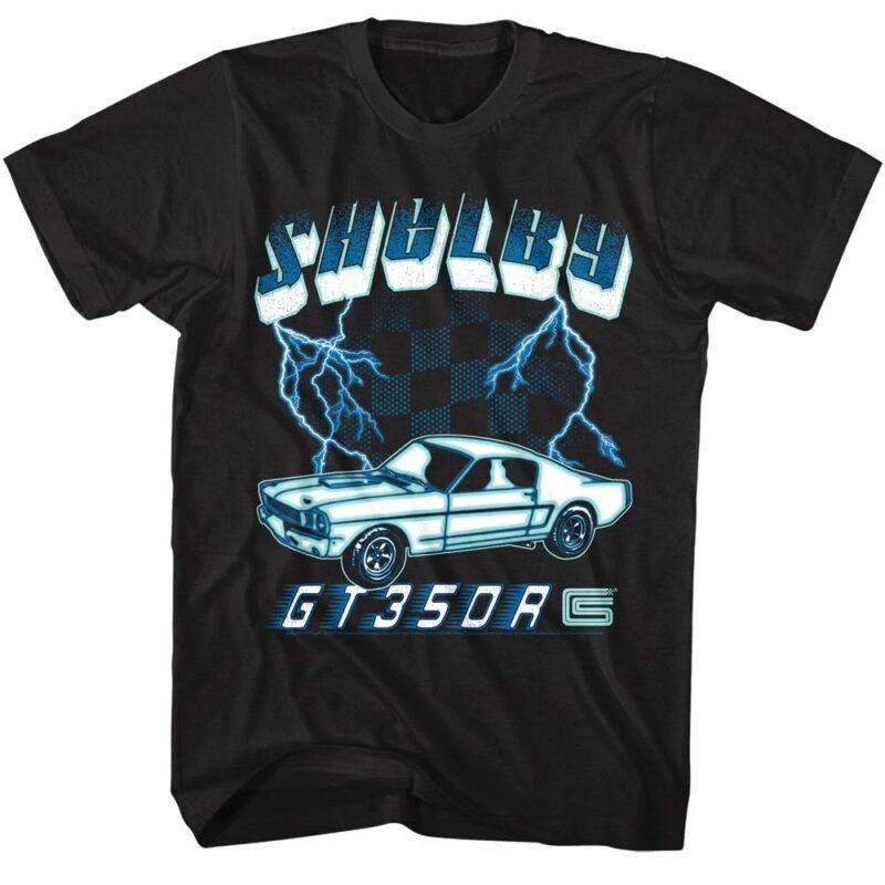 Shelby GT350R Lightning Bolts Men’s T Shirt