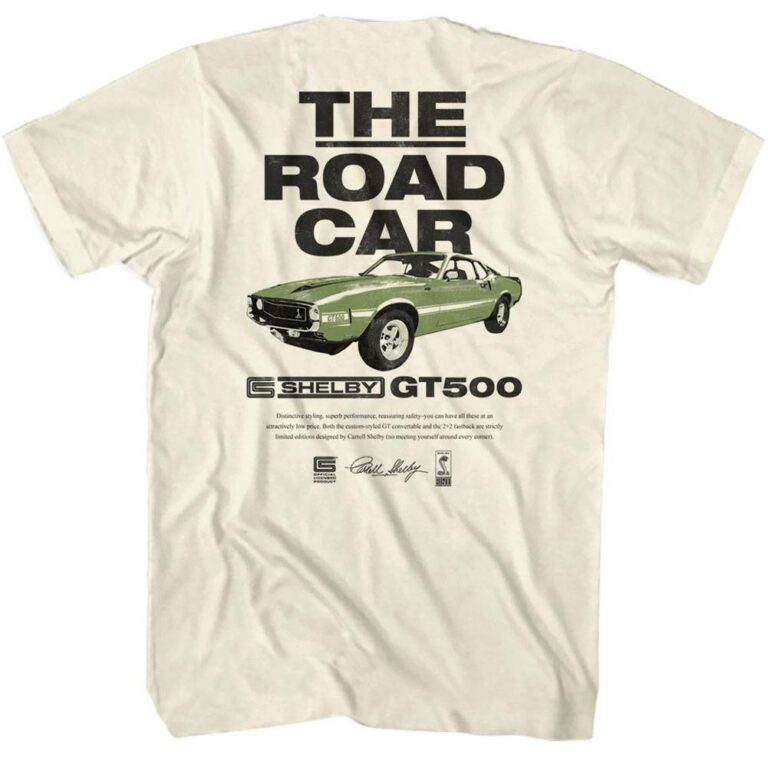 Shelby GT500 THE Road Car Advert Men's T Shirt - Image 4