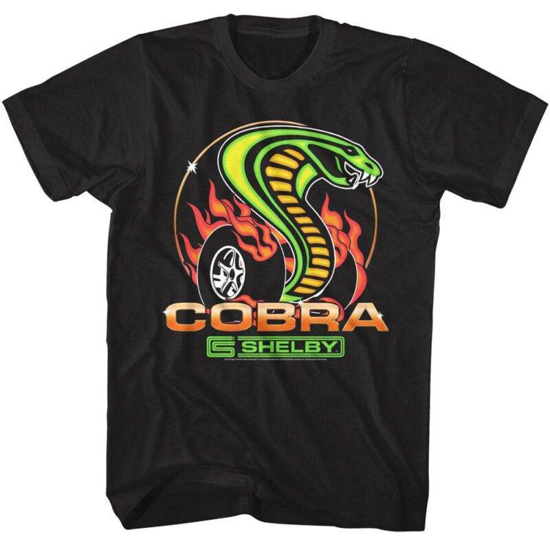 Shelby Cobra Tire Burnout Men’s T Shirt