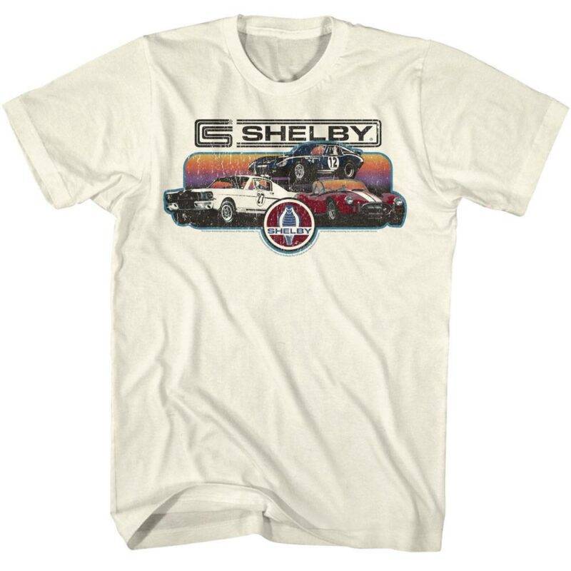 Shelby Cobra Sports Car Sunset Men’s T Shirt