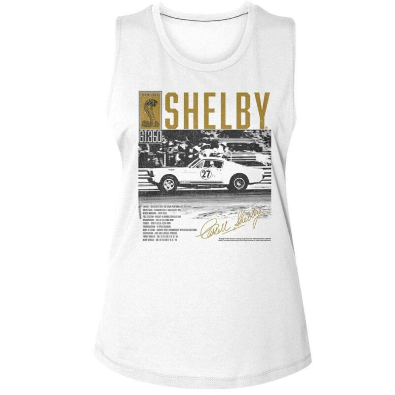 Shelby Cobra GT350 Signature Stats Women’s Tank