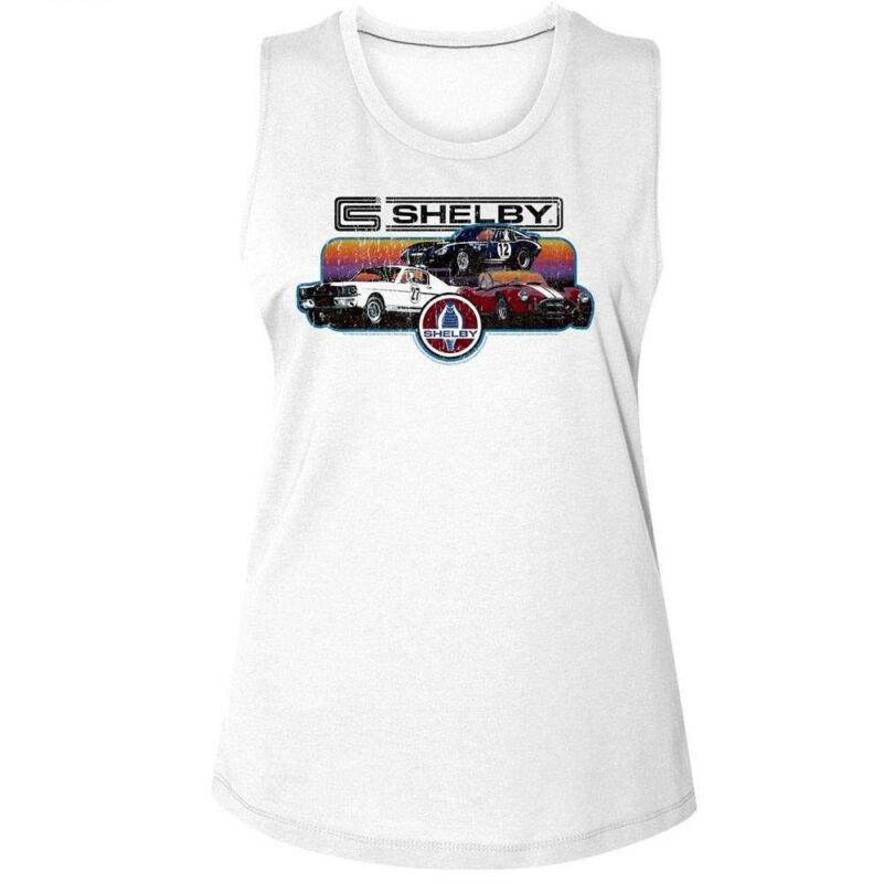 Shelby Cobra Sports Car Sunset Women’s Tank