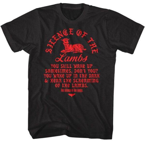 Silence of the Lambs Screaming Bloody Men’s T Shirt