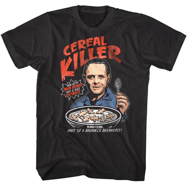 Silence of the Lambs Cereal Killer Men's T Shirt