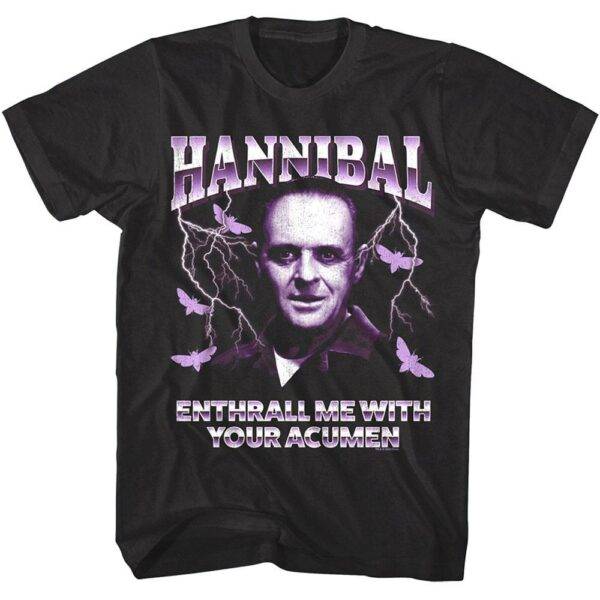 Silence of the Lambs Enthrall Me with your Acumen Men's T Shirt