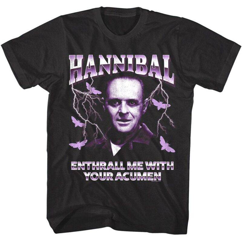 Silence of the Lambs Enthrall Me with your Acumen Men's T Shirt