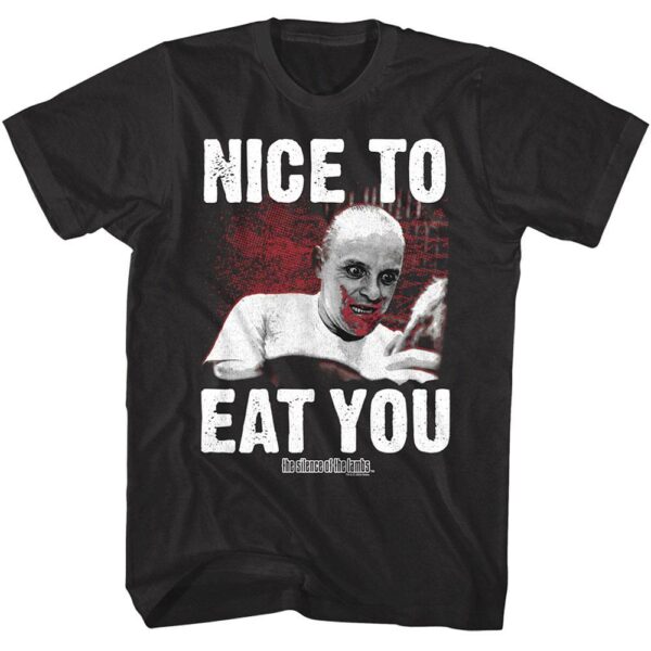 Silence of the Lambs Nice to Eat You Men's T Shirt