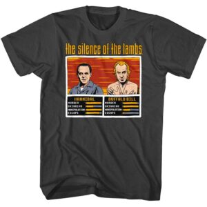 Silence of the Lambs Hannibal v Buffalo Bill Men’s T Shirt