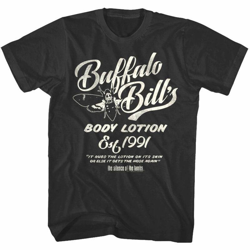 Silence of the Lambs Buffalo Bill’s Body Lotion Men’s T Shirt