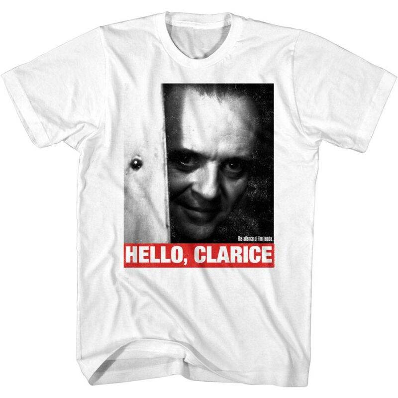 Silence of The Lambs Hello Clarice Quote Men's T Shirt