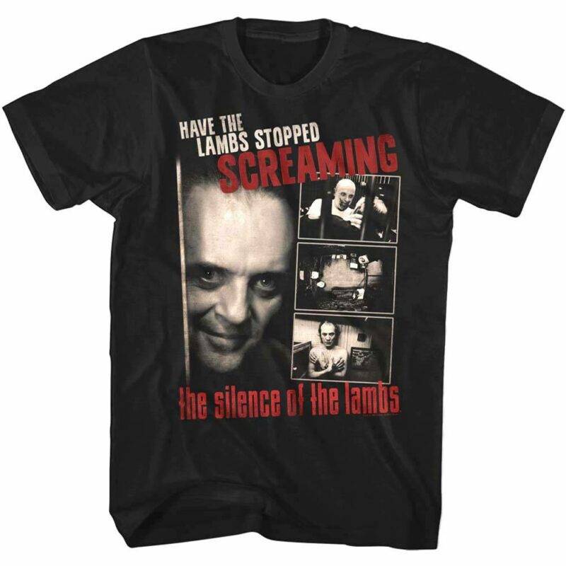 Silence of the Lambs Stopped Screaming Men’s T Shirt