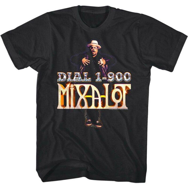 Sir Mix-a-Lot Dial 1-900 MIXALOT Bling T-Shirt