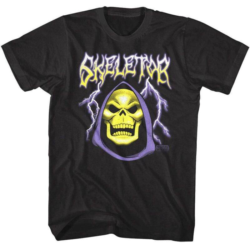 Skeletor Thunderbolts & Lightning Men’s T Shirt