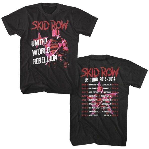 Skid Row United World T- Shirt