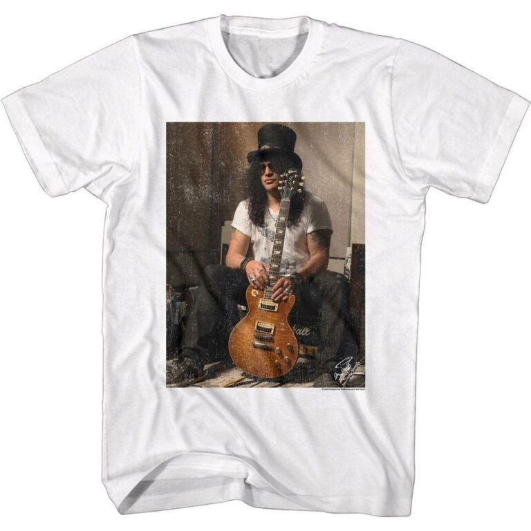 Slash Chilling Guitar Amp Men’s T Shirt