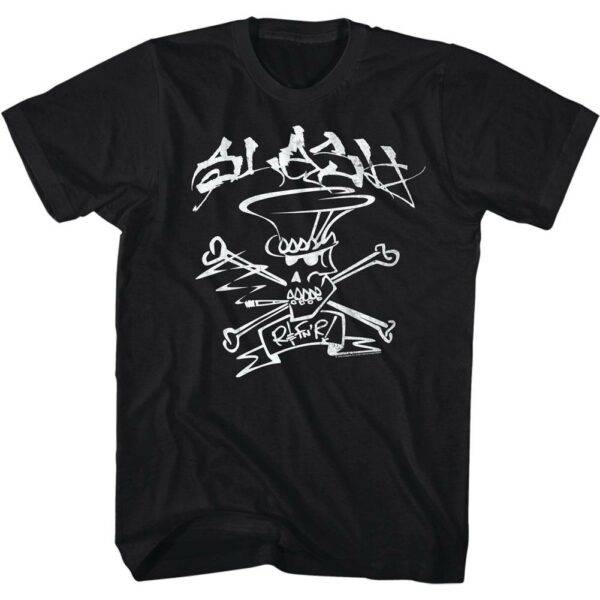 Slash Skull R&Fn’R Logo Men’s T Shirt