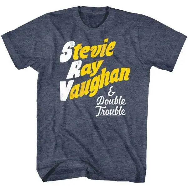 Stevie Ray Vaughan & Double Trouble Logo Men’s T Shirt