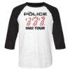 The Police Ghost in the Machine Tour 1982 Raglan Shirt