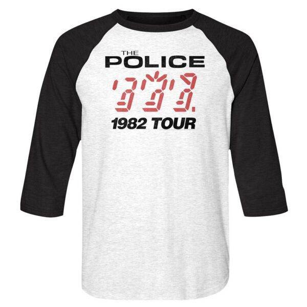 The Police Ghost in the Machine Tour 1982 Raglan Shirt