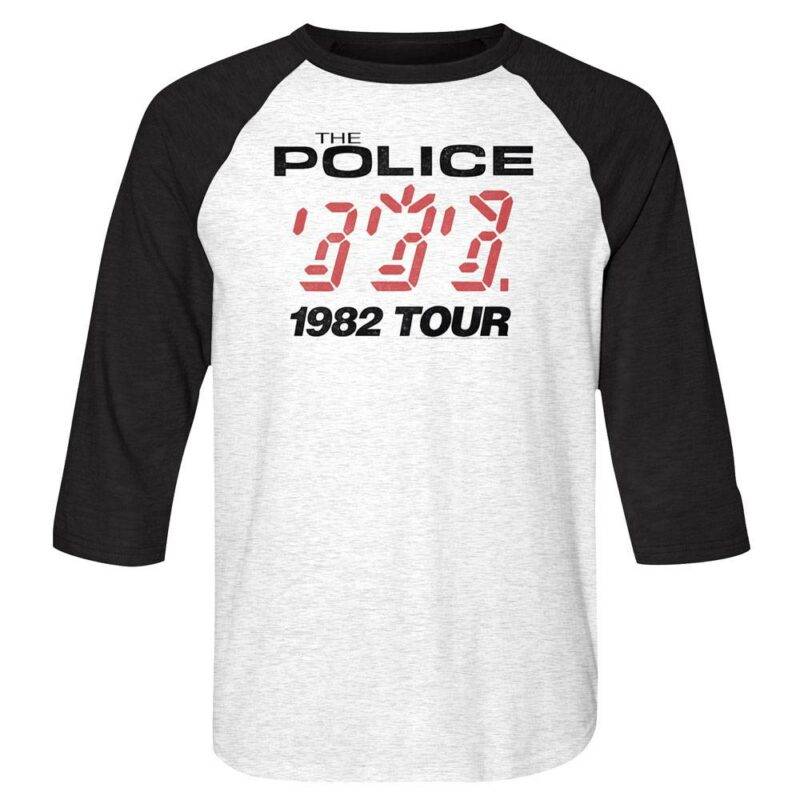 The Police Ghost in the Machine Tour 1982 Raglan Shirt