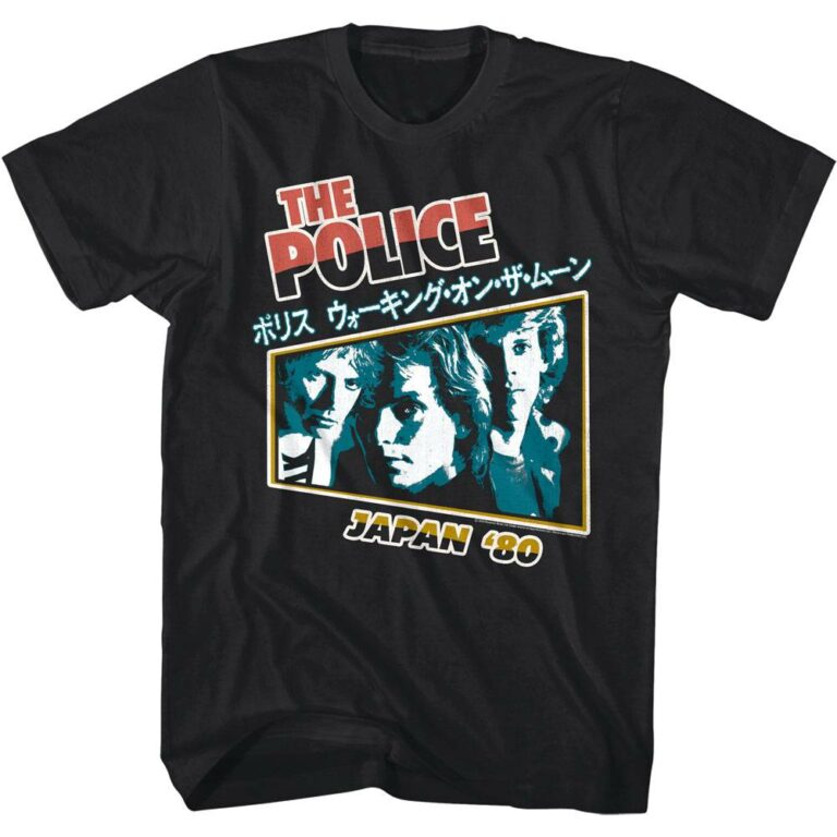 The Police Reggatta de Blanc Japan Tour 1980 Men's T Shirt